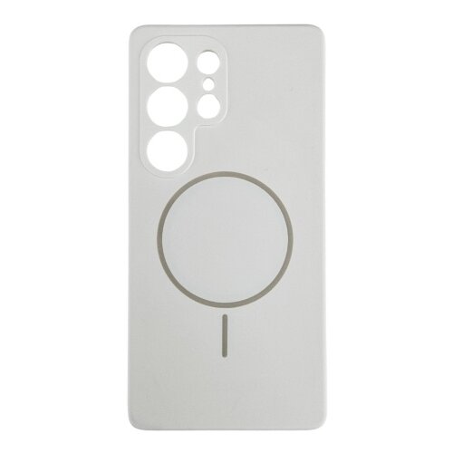  Silikonska futrola Magsafe LUX Samsung S25 Ultra BELA Slike