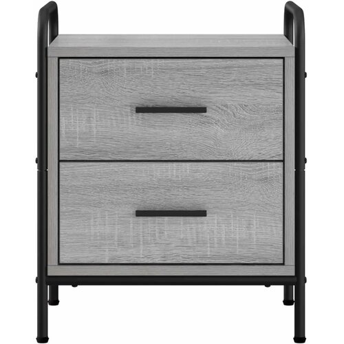  Noćni ormar 2 kom. Siva Sonoma 40 x 30 x 50 cm - Siva Sonoma 2 Slike