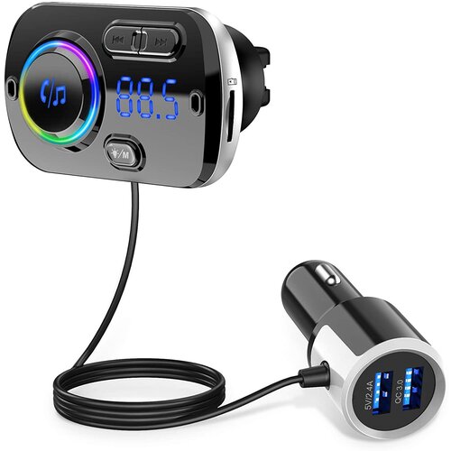 INF Brezžični FM oddajnik za avto Bluetooth 5.0 QC3, (21275539) Cene
