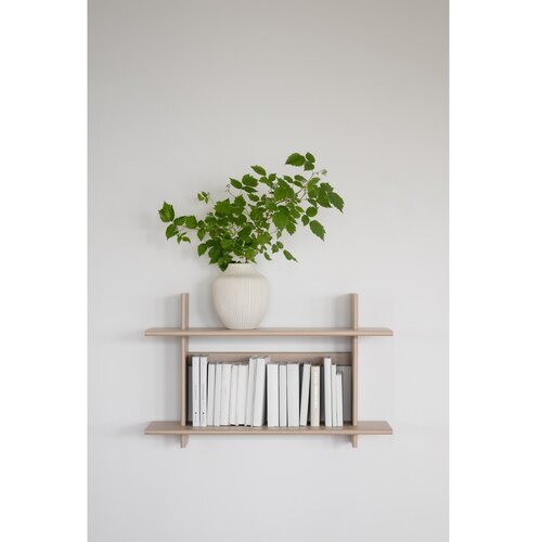 Rowico Polica s vi&amp;scaron;e razina u dekoru hrasta u svijetloj prirodnoj boji 75 cm Westlock &amp;ndash; Slike