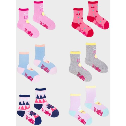 Yoclub Kids's Terry Socks 6-Pack SKA-0003G-AA0A Slike