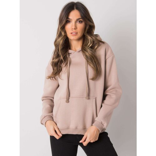 BASIC Feel Good Sweatshirt-RV-BL-7306.41-dark beige Cene