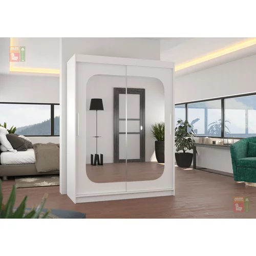 ADRK Furniture Garderobna omara z drsnimi vrati Clever 150x200x58 cm