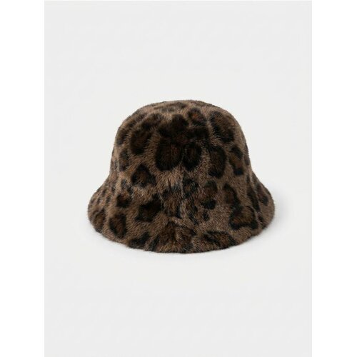 Sinsay Bucket &amp;scaron;e&amp;scaron;ir od umjetnog krzna s leopard uzorkom Slike