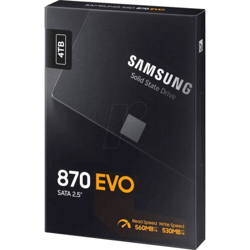 Samsung SSD 4TB 870 EVO2.5&amp;#039;&amp;#039; SATA3;V-NAND MLC560MB/s read,530MB/s write Slike
