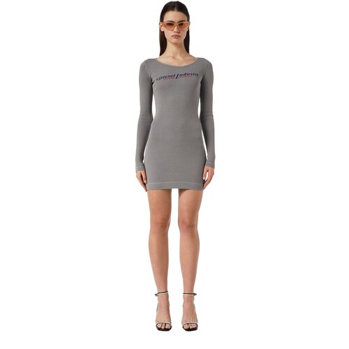 Diesel Dress - D-TANK-LS-IND DRESS grey Slike