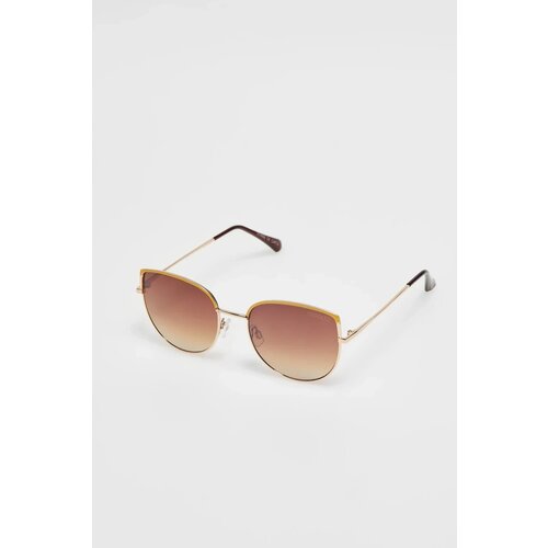 Marisse Brown Metal Frame Sunglasses Slike