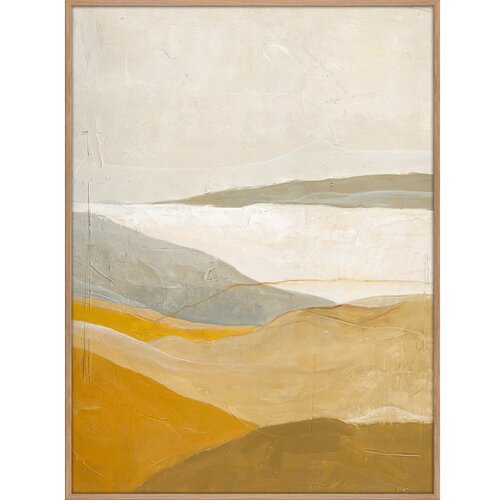 Malerifabrikken Ročno naslikana slika 90x120 cm Yellow Field &amp;ndash; Slike
