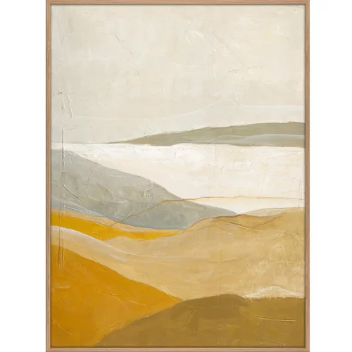 Malerifabrikken Ročno naslikana slika 90x120 cm Yellow Field –