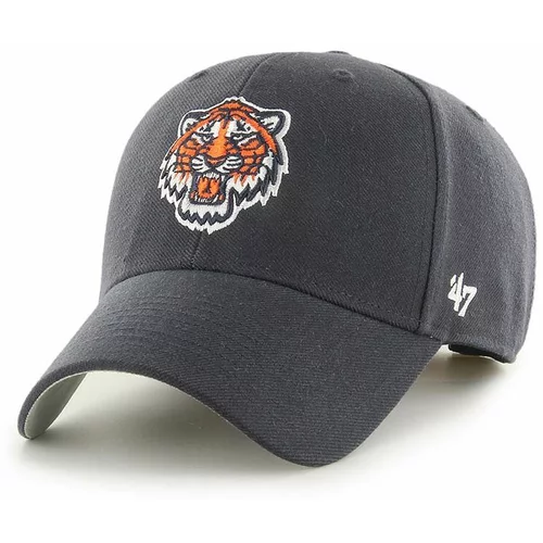 47 Brand Kapa iz mešanice volne MLB Detroit Tigers mornarsko modra barva