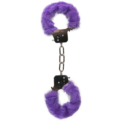 Easytoys Fetish Collection Furry Handcuffs - Purple Cene