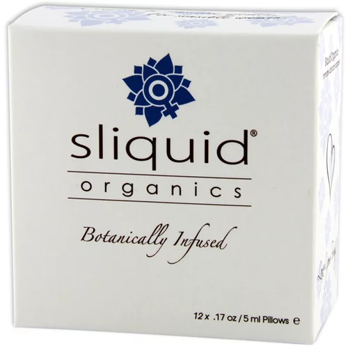 Sliquid Set lubrikantov - Organics 60 ml, 12 kos