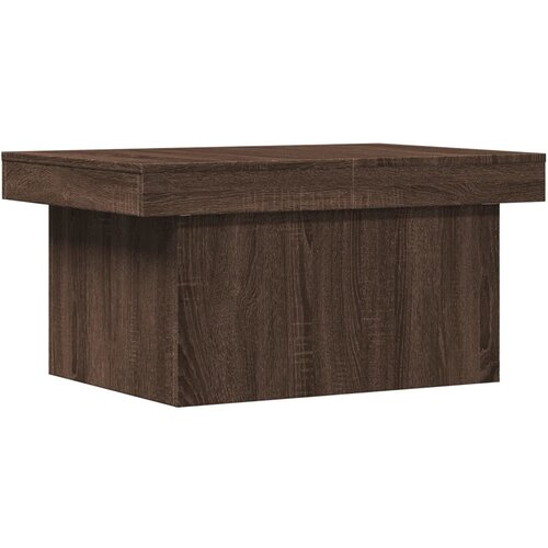 Maison Chic Klubska mizica - kavna mizica - Nizka mizica Rjav hrast 100x55x40 cm inženirski les, (21753517) Slike