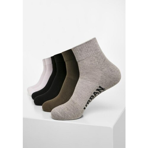Urban Classics high sneaker socks 6-Pack black/white/grey/olive Cene