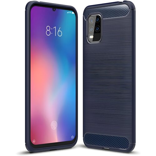 IZMAEL.eu Ohišje Carbon Shield TPU za Xiaomi Mi 10 Lite - Modra Cene