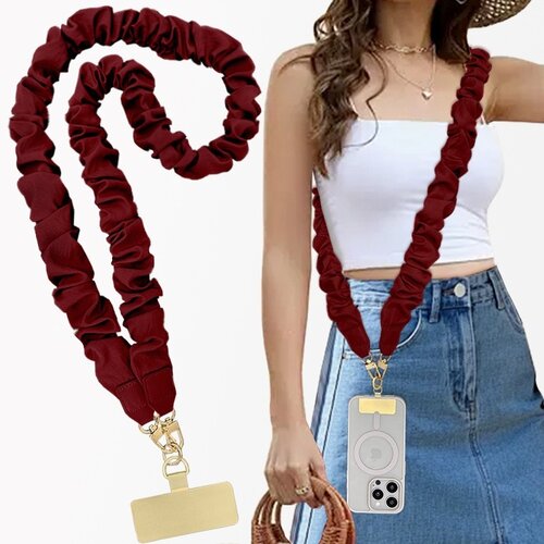 INF Dolga Kreativna Vrvica za Telefon - Zapestnica proti Izgubi Telefona WineRed, (5000116378) Cene