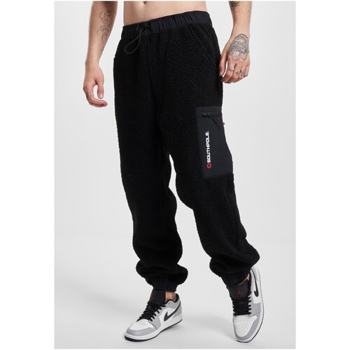 Southpole PM233-006-1 Authentic02 Bonded Sherpa Pants black Slike
