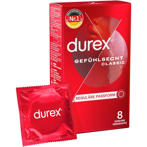 Durex Gef&amp;uuml;hlsecht Classic - 8 Stk Slike