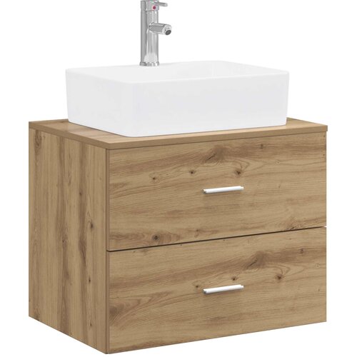  Set namje&amp;scaron;taja za kupaonicu Hrast artisan Konstruirano drvo Smeđa 62.5 x 44.5 x 50 cm Slike