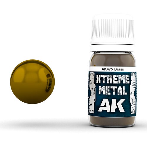AK Interactive Xtreme Metal Brass 30ml - AK475 Slike