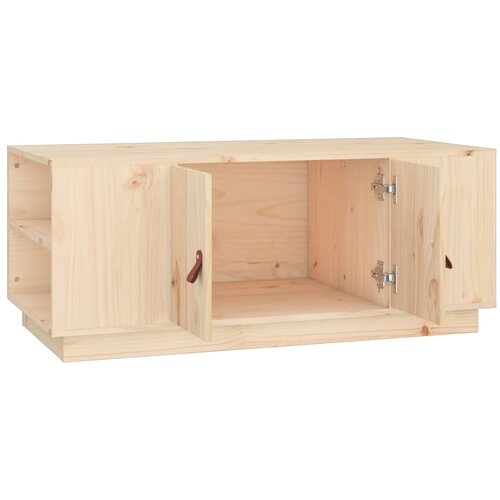  Stolić za kavu 100 x 50 x 41 cm od masivne borovine Slike