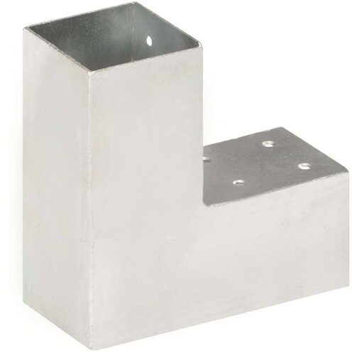 VidaXL spojnici za stupove u l-obliku 4 kom pocinčani metal 71 x 71 mm Slike