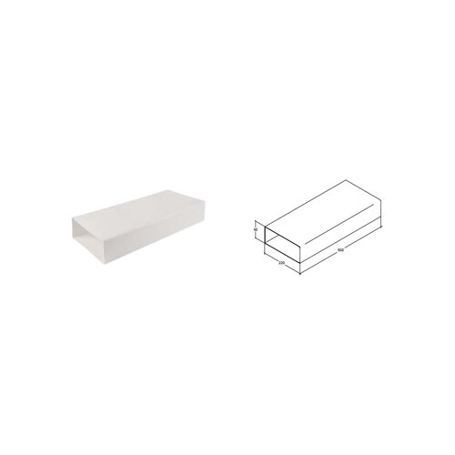 Siccabo cev plo&amp;scaron;čata za napo 220x90 mm - 0,5 m 257409 Slike