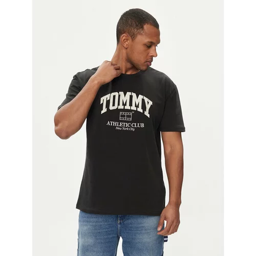 Tommy Jeans Majica Athletic Club DM0DM18557 Črna Regular Fit
