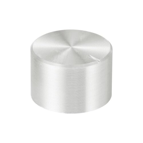 TRU COMPONENTS TC-11613836 okretni gumb s gumbom za obilježavanje srebrna (Ø x V) 20 mm x 13 mm aluminij, plastika 1 S Cijene