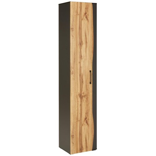 Premium Living Visoka Omara Timber, Hrast, Temno Siva Cene