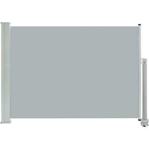 Maison Chic Zložljiva stranska tenda - Senčniki za teraso 80x300 cm siva, (22039603) Slike