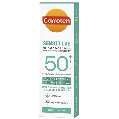 Carroten krema za lice za osetljivu kožu spf50+ 50ml Cene