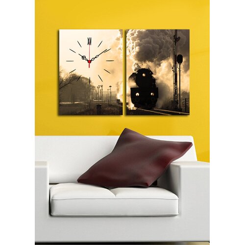 Wallity Zidni sat 2P3040CS-136, 64x40 cm, 2 dijela Cijene