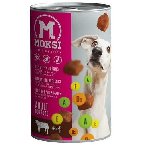 Moksi konzerva za pse 415gr Slike