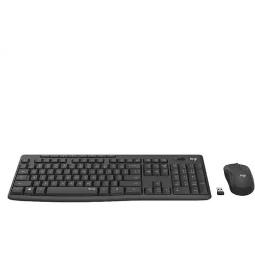 Logitech tipkovnica +mi&amp;scaron;ka brezžična Desktop MK295 SLO - grafitna barva SLO, silent Slike