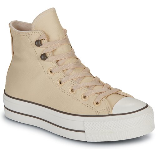 Converse CHUCK TAYOR ALL STAR LIFT PLATFORM WEATHERIZED LEATHER Bež Cijene
