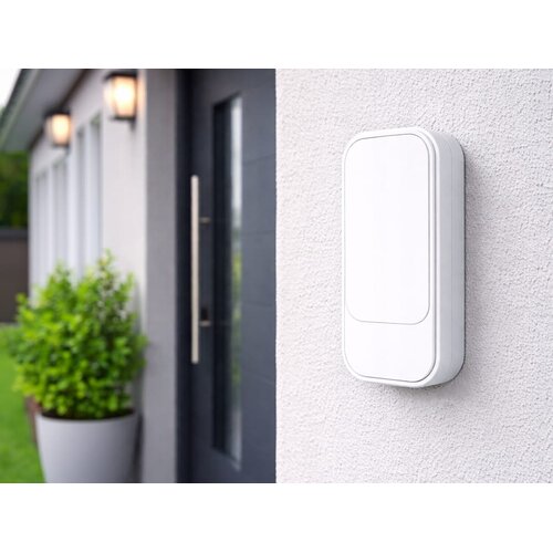  Brezžični 230V LED elektronski zvonec 38 melodij do 130m IP68 bel 2 Slike