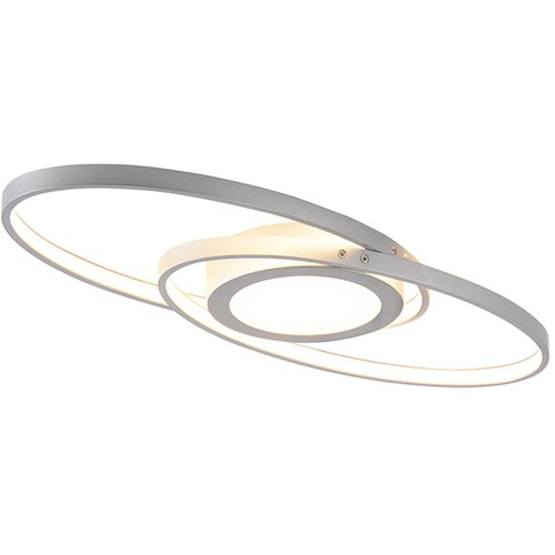 Trio Leuchten LED stropna svjetiljka (27 W, D x Š x V: 23 x 57 x 4 cm, Titan, Topla bijela) Cijene
