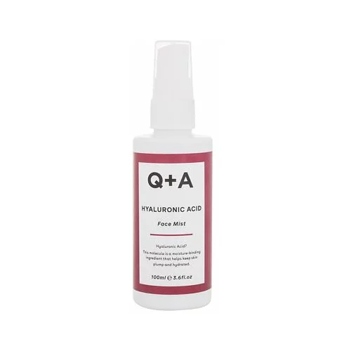 Q+A hyaluronic acid face mist osvežilna in vlažilna meglica za obraz 100 ml za ženske