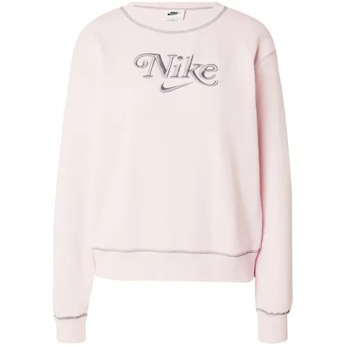 Nike Sportswear Sweater majica pastelno ljubičasta / pastelno roza