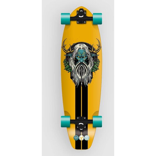 Flying Wheels Burnclan 32" Surfskate deergod / mustard Cene