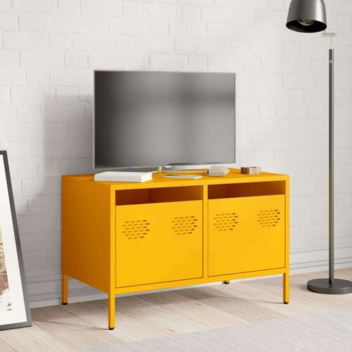 VidaXL TV ormarić boja senfa 68x39x43,5 cm čelični Slike