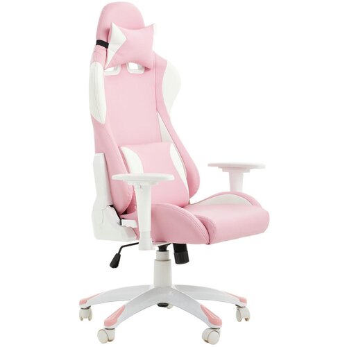 Livetastic GAMING STOL umetna masa, tekstil bela, pink Cene