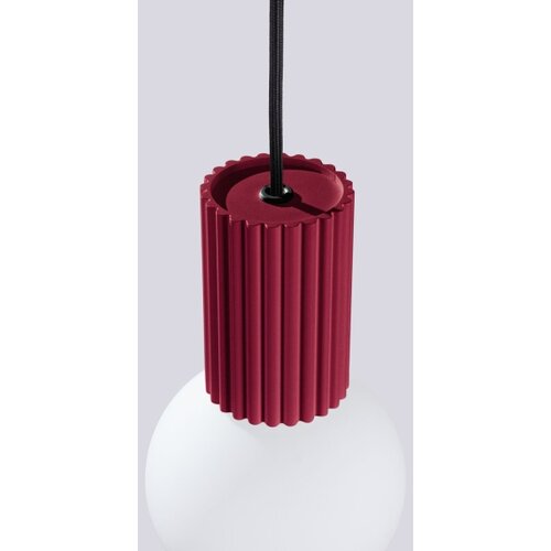 Sollux SL.1749 - visilica na sajli halo 1xG9/8W/230V prečnik 12 cm crvena Slike