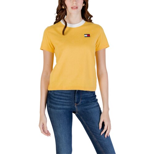 Tommy Hilfiger Majice s kratkimi rokavi SAILING TEE WW0WW45598 Rumena Slike