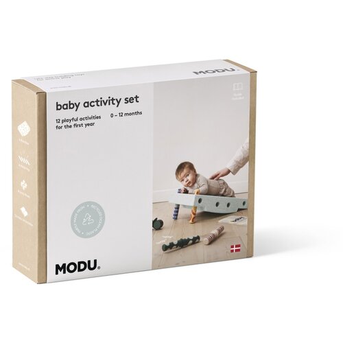 Modu Baby activity set, Ocean Mint / Forest Green Cene