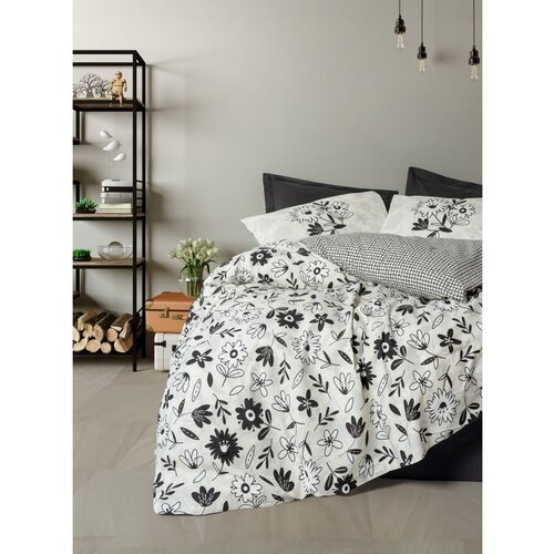  meresa - black black ranforce super king quilt cover set (eu) (it) Cene