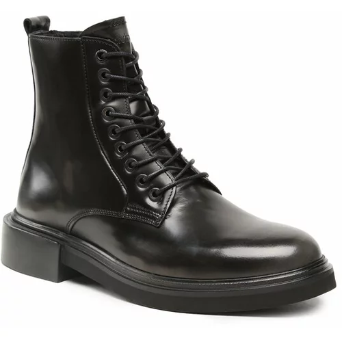 Calvin Klein Zimski škornji Lace Up Boot HM0HM01028 Črna