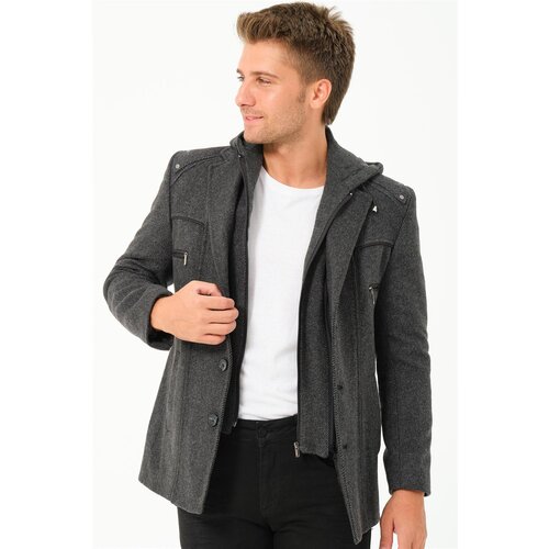 Dewberry K7532 MEN'S COAT-DIAGONAL ANTHRACITE Cijene