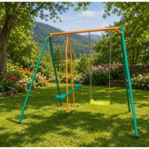 Gal-Com SwingFun Duo &amp;ndash; dečija ljulja&amp;scaron;ka sa klackalicom (1066) Slike